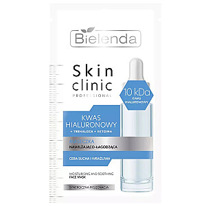 BIELENDA Skin Clinic Professional drėkinamoji ir raminanti kaukė su hialurono rūgštimi 8g