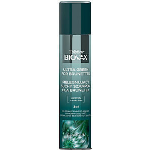 Sausas šampūnas BIOVAX Glamour Ultra Green brunetėms 200ml