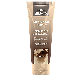 BIOVAX Glamour Volumizing Therapy plaukų šampūnas su kofeinu 200ml