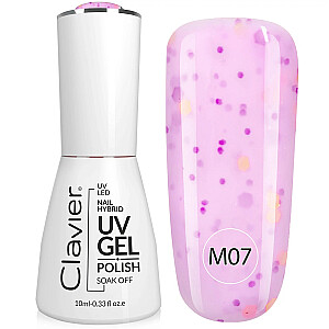 CLAVIER Luxury Nail Hybrid UV Gel hibridinis nagų lakas 007 10 ml