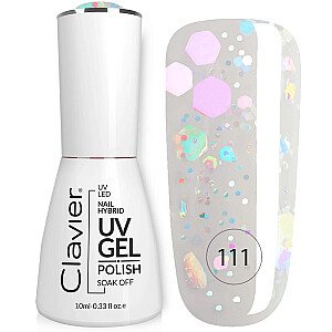 CLAVIER Luxury Nail Hybrid UV Gel hibridinis nagų lakas 111 10 ml