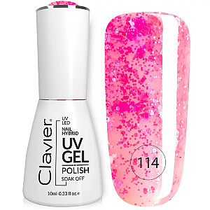 CLAVIER Luxury Nail Hybrid UV Gel hibridinis nagų lakas 114 10 ml