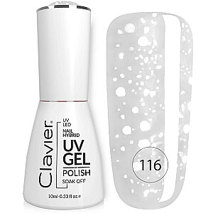 CLAVIER Luxury Nail Hybrid UV Gel hibridinis nagų lakas 116 10 ml