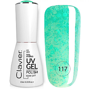CLAVIER Luxury Nail Hybrid UV Gel hibridinis nagų lakas 117 10 ml