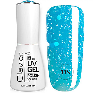 CLAVIER Luxury Nail Hybrid UV Gel hibridinis nagų lakas 119 10 ml