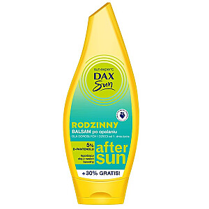 DAX Sun After Sun šeimos balzamas po deginimosi suaugusiems ir vaikams nuo pirmos gyvenimo dienos 5% D-Panthenol 250ml