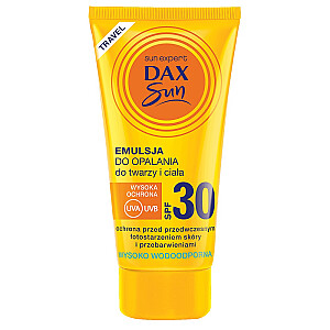 DAX Sun SPF30 įdegio emulsija veidui ir kūnui 50ml