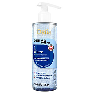 DELIA Dermo System veido ir akių prausimosi gelis 200ml