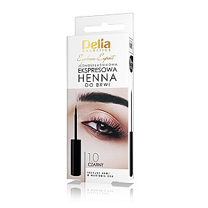 DELIA Eyebrow Expert vieno komponento express chna antakiams 1.0 Black 6ml