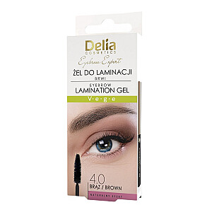 DELIA Eyebrow Expert antakių laminavimo gelis Brown 4ml