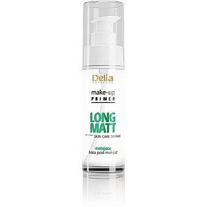 DELIA Make-Up Primer Long Matt Skin Care Matinis makiažo pagrindas 30 ml