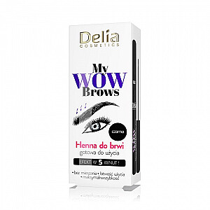 DELIA My Wow Brows Henna antakiams 1.0 Black 6ml