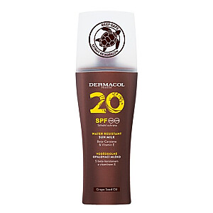 DERMACOL Sun Water Resistant водостойкое молочко SPF20 200мл