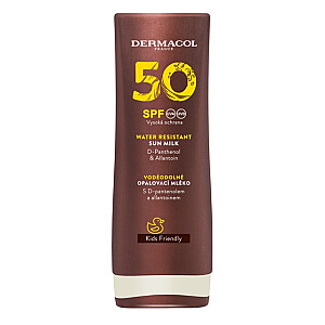 DERMACOL Sun Water Resistant vandeniui atsparus kūno pienas SPF50 200ml