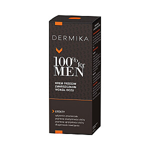 DERMIKA 100% for Men Крем-крем для глаз против морщин вокруг глаз 15мл