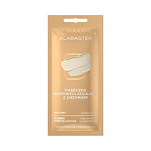 DERMIKA Beauty Masks Super glotninanti kaukė su fermentais Alabaster jautriai ir kraujagyslėms odai 10ml