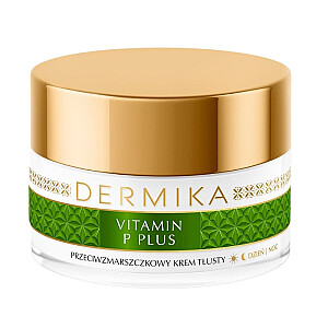 DERMIKA Vitamin P Plus hipoalerginis riebus kremas dienai ir nakčiai 50ml