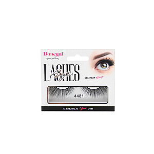 DONEGAL Eye Lashes dirbtinės blakstienos ant juostelės 4481 1 pora