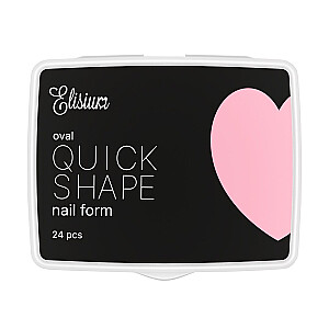 ELIZIUM Quick Shape Nail Form Mini ovalios formos nagų priauginimui