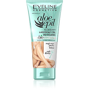 EVELINE Aloe Epil успокаивающий гель для бритья с алоэ, ноги, руки, бикини, подмышки, 175 мл