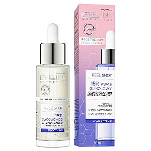 EVELINE Cosmetics Face Therapy Professional Peel Shot veido serumas su 15% glikolio rūgštimi 30 ml