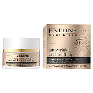 EVELINE Organic Gold Anti-Wrinkle Cream-Lifting крем-лифтинг против морщин на день и ночь 50мл