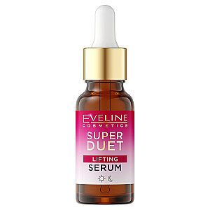 EVELINE Super Duet veido serumas su liftingo peptidais 18ml