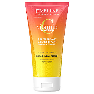 EVELINE Vitamin C 3x Action valomoji gelio esencija veido prausimui, 150 ml