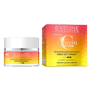 EVELINE Vitamin C 3x Action regeneruojantis ir maitinamasis veido kremas 50ml