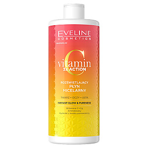 EVELINE Vitamin C 3x Action šviesinantis micelinis skystis 500ml