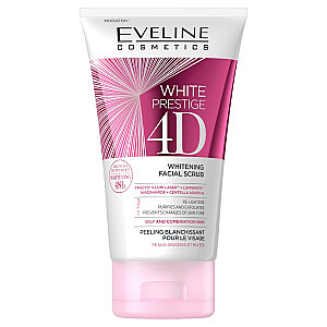 EVELINE White Prestige 4D Whitening Facial Scrub отбеливающий скраб для лица 150мл