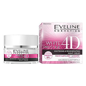 EVELINE White Prestige 4D Whitening Night Cream отбеливающий крем для лица на ночь 50мл