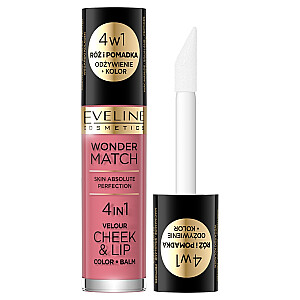 EVELINE Wonder Match Cheek & Lip skysti skaistalai 04 4,5 ml