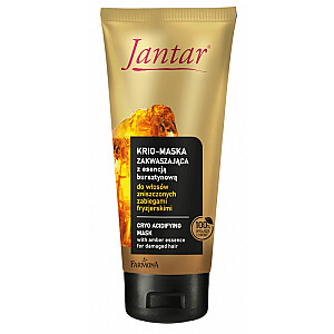 FARMONA Jantar Power of Amber подкисляющая криомаска для волос с янтарной эссенцией 200мл