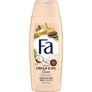 FA Cream & Oil Shower Cream Dušo želė su kakavos sviestu ir kokosų aliejumi 250ml