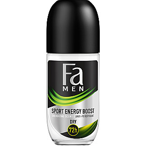 FA Men Sport Energy Boost Antiperspirant Roll-on antiperspirantas vyrams 50ml