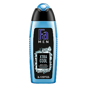 FA Men Xtra Cool Shower Gel Dušo želė kūno ir plaukų plovimui vyrams Glacier Minerals 250ml