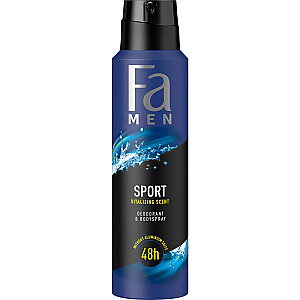 Purškiamas dezodorantas FA Sport Deodorant Spray Energizing Fresh vyrams 150ml