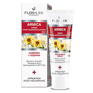 FLOSLEK Arnica Anti-Wrinkle Cream kremas nuo raukšlių kraujagyslių odai 50ml