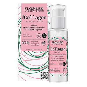 FLOSLEK Fito Collagen Anti-Wrinkle Serum serumas nuo raukšlių su fitokolagenu 30 ml