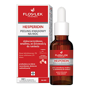 FLOSLEK Hesperidino rūgšties pilingas per naktį 30ml