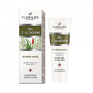 FLOSLEK Pharma Aloe Gel For Dry Skin gelis su alaviju sausai odai 200ml