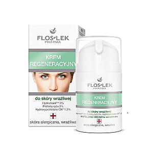 FLOSLEK Pharma Revitalizing Cream For Sensitive Skin regeneruojantis kremas jautriai odai 50ml