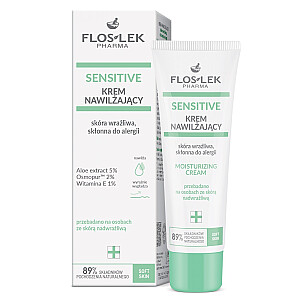 FLOSLEK Sensitive drėkinamasis veido kremas 50ml