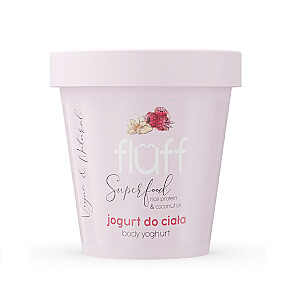 FLUFF Body Yoghurt Kūno jogurtas "Avietės ir migdolai" 180ml