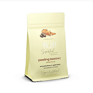 FLUFF Coffee Scrub kavos kūno šveitiklis stangrina ir kovoja su celiulitu Caramel 100g