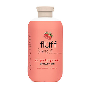 FLUFF Gaivinanti dušo želė Braškių dušo želė 500ml