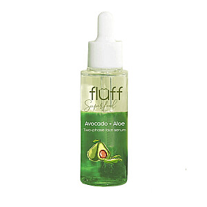 FLUFF Super Food Two-Phase Face Serum Двухфазная сыворотка для лица с алоэ и авокадо 40 мл
