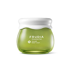 FRUDIA Avocado Relief Cream maitinamasis ir regeneruojantis veido kremas avokadų pagrindu 55g