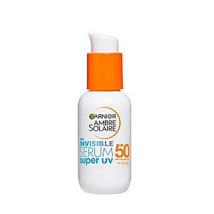 GARNIER Ambre Solaire Invisible Super UV Serum Apsauginis veido serumas SPF50 30 ml